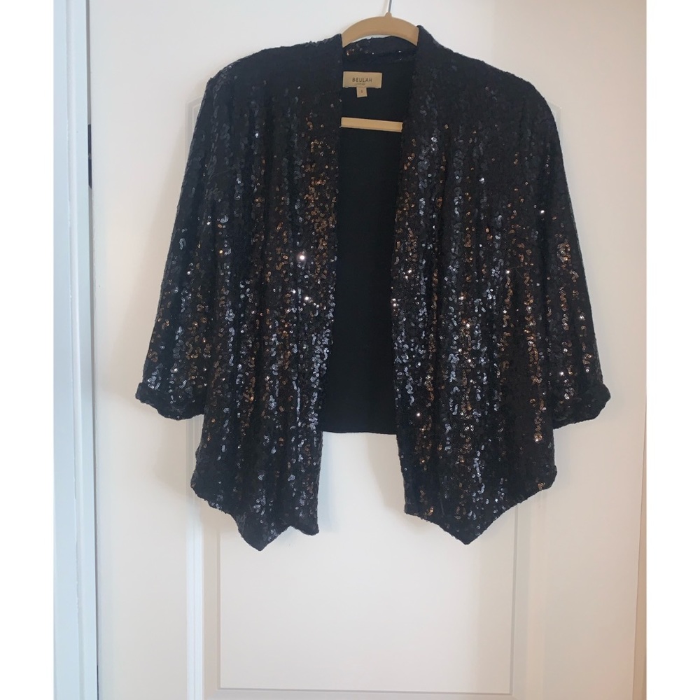 Like New Black Sequin Blazer